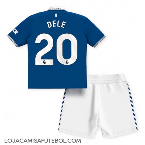 Camisa de Futebol Everton Dele Alli #20 Equipamento Principal Infantil 2023-24 Manga Curta (+ Calças curtas)